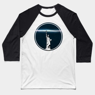 Statue of Liberty Baseball T-Shirt